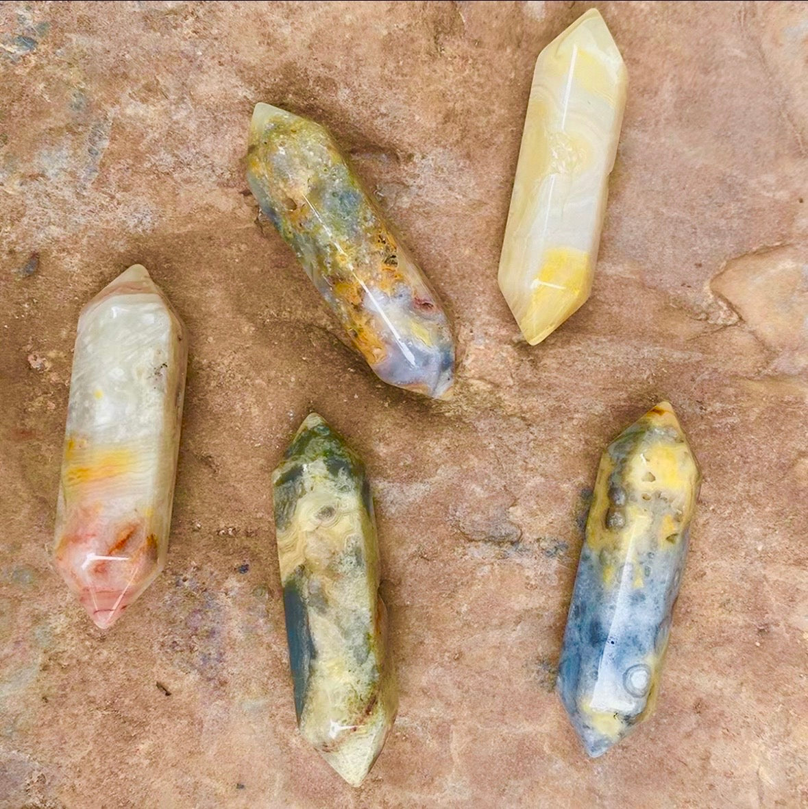 Agate Two Pointed Crystal