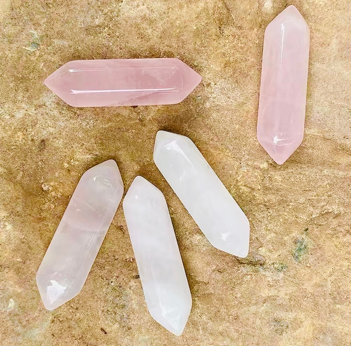 Rose Quartz Two Pointed Stone