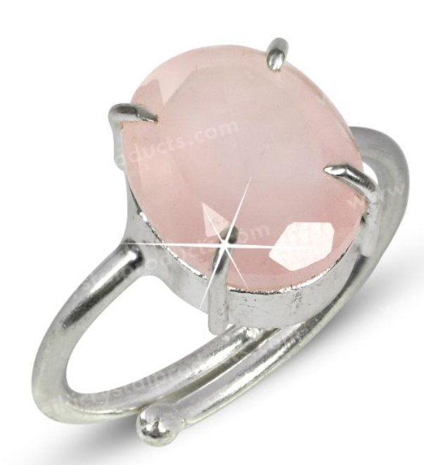 Rose Quartz Love Ring