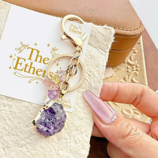 Amethyst Keychain