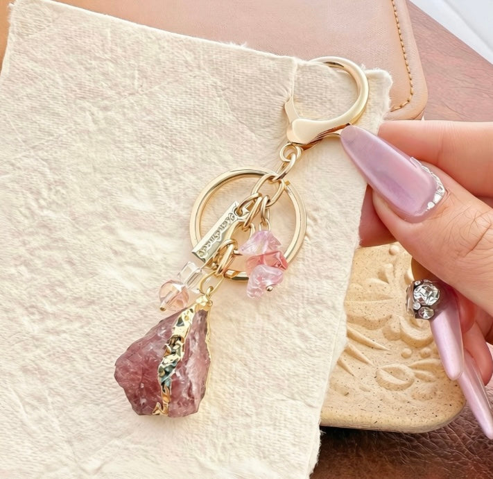 Rose Quartz - Hand Bag Charm