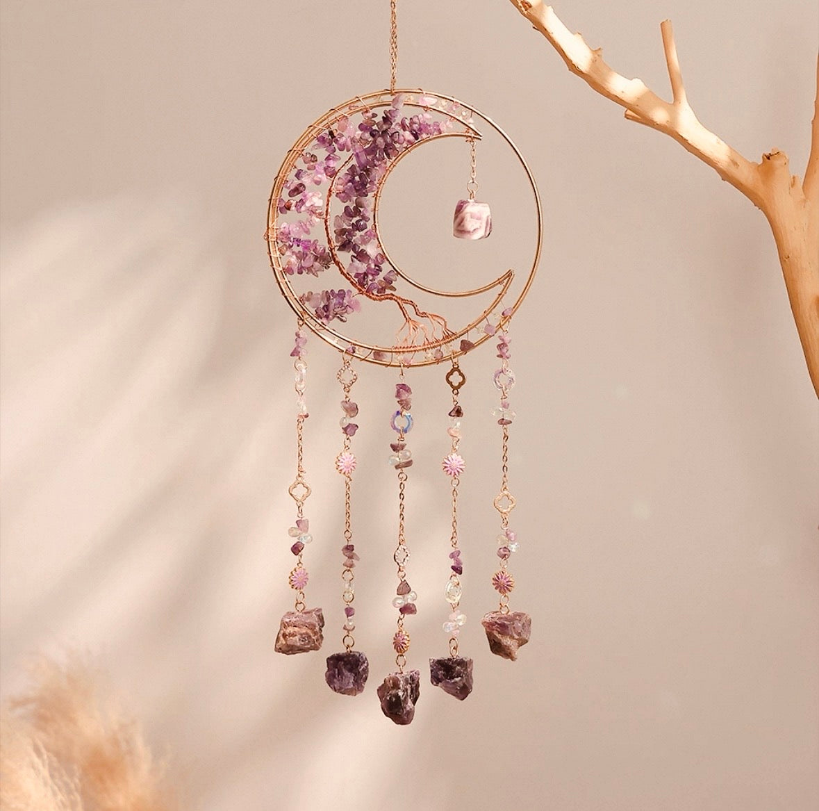 Amethyst Dream Catcher