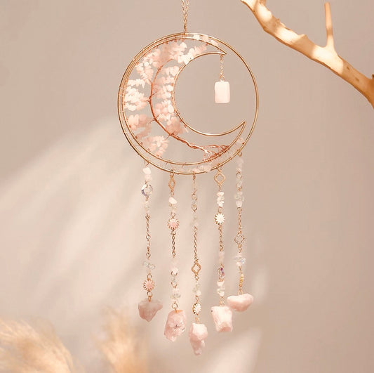 Rose Quartz Dream Catcher