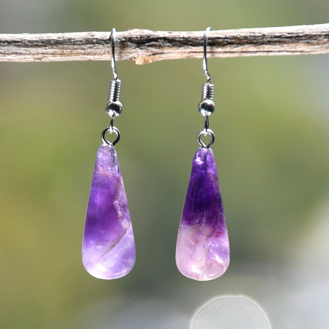 Amethyst earrings