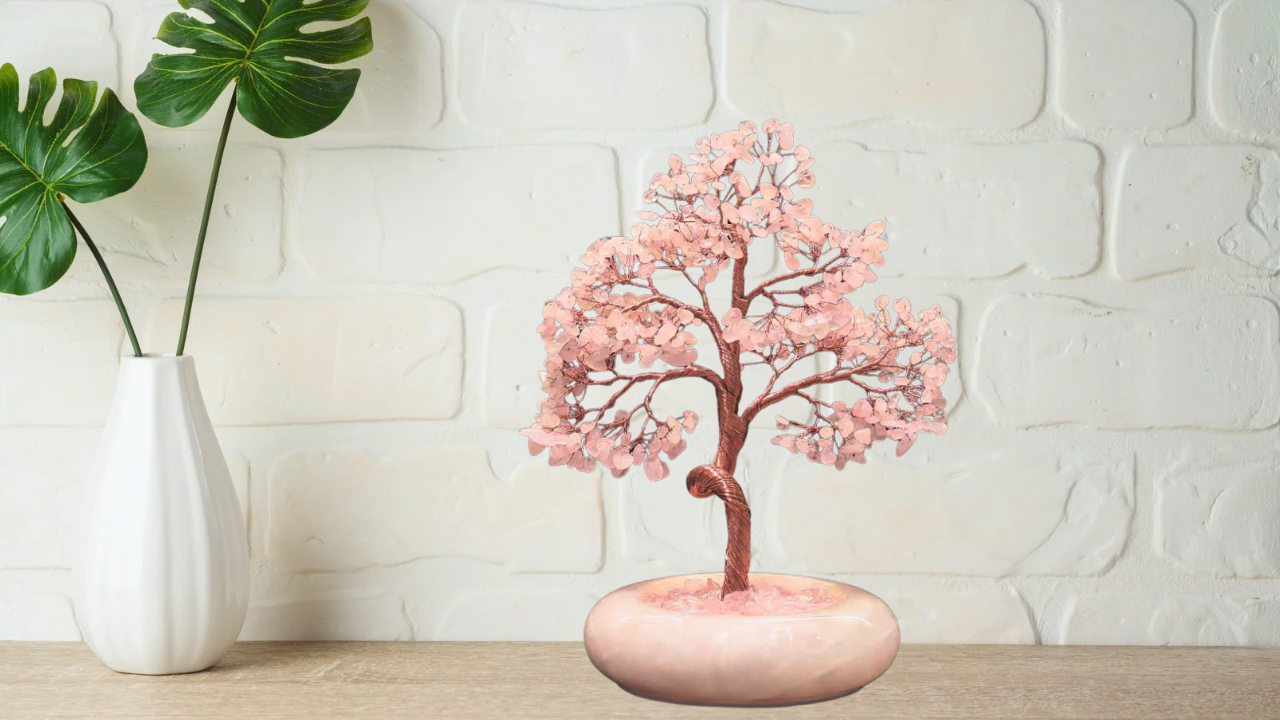 Rose Quartz LOVE Tree