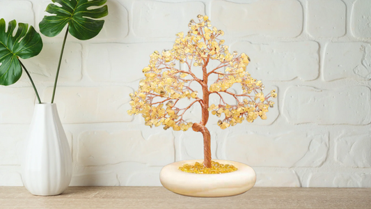 Citrine Crystal Tree for Success and Confidence