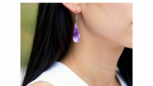 Amethyst earrings
