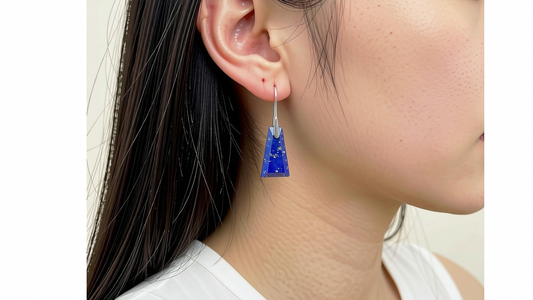 Lapis Lazuli Charmed Earrings