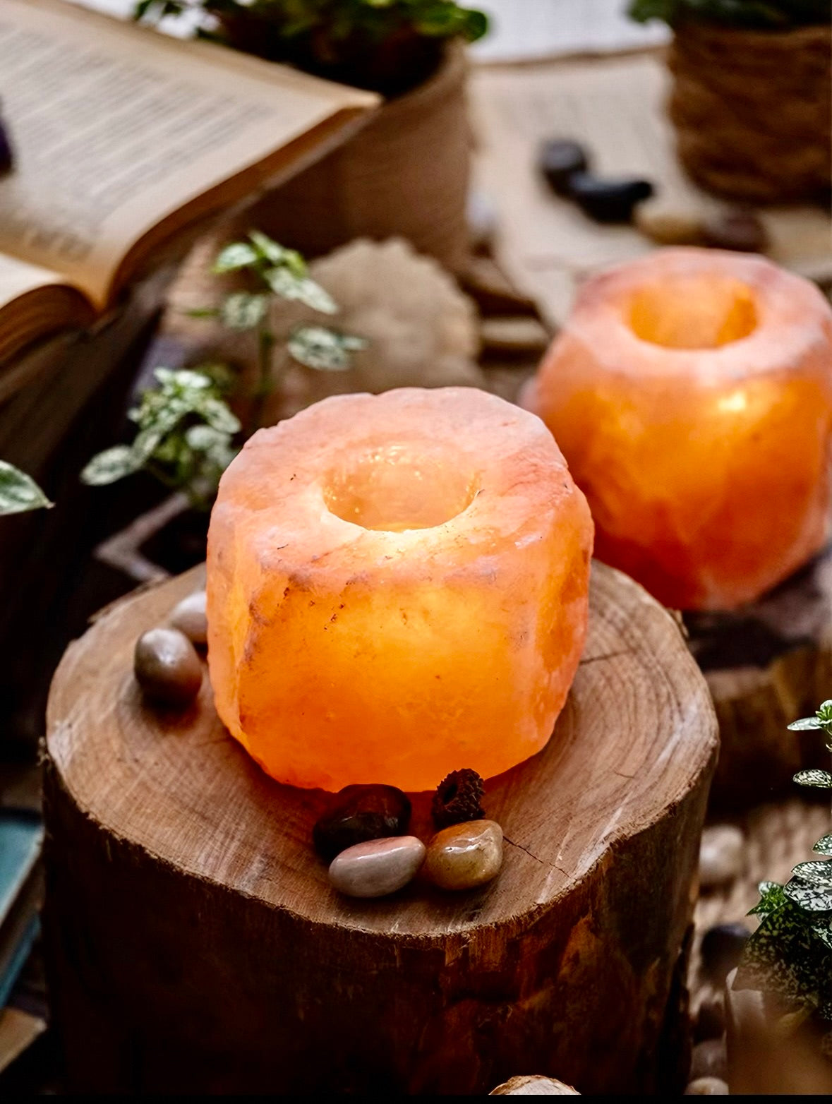Salt Lamp Candle