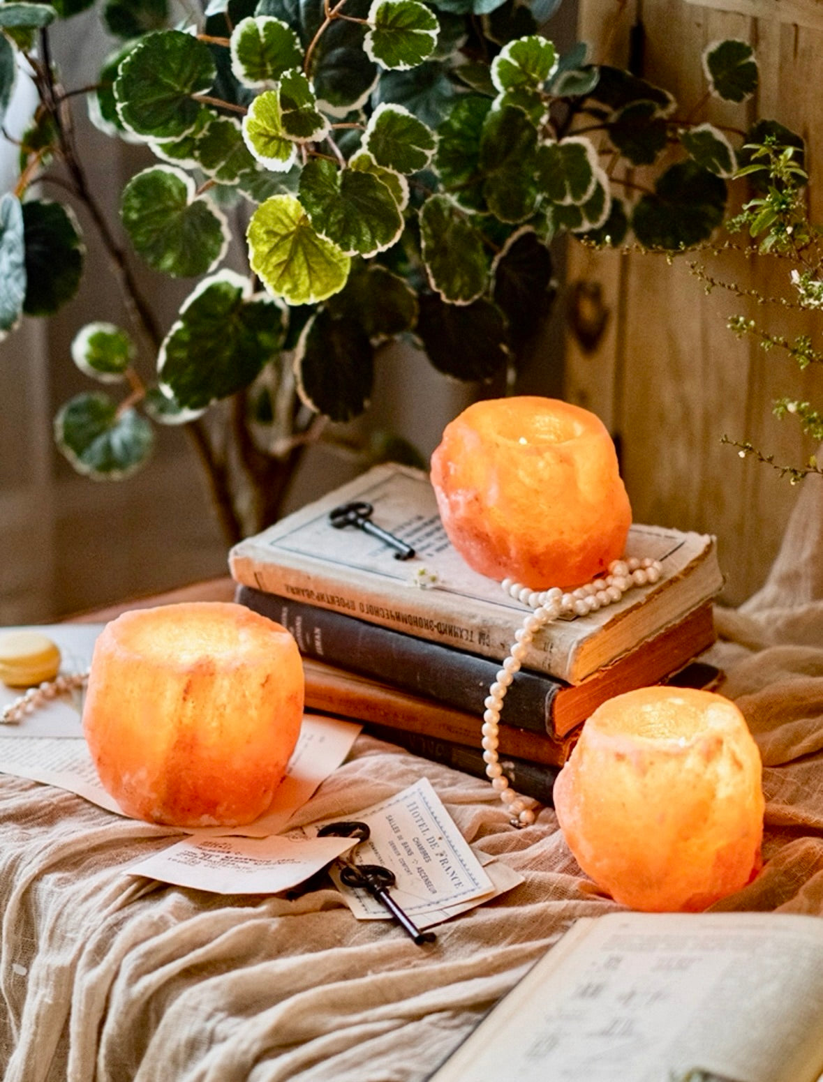 Salt Lamp Candle