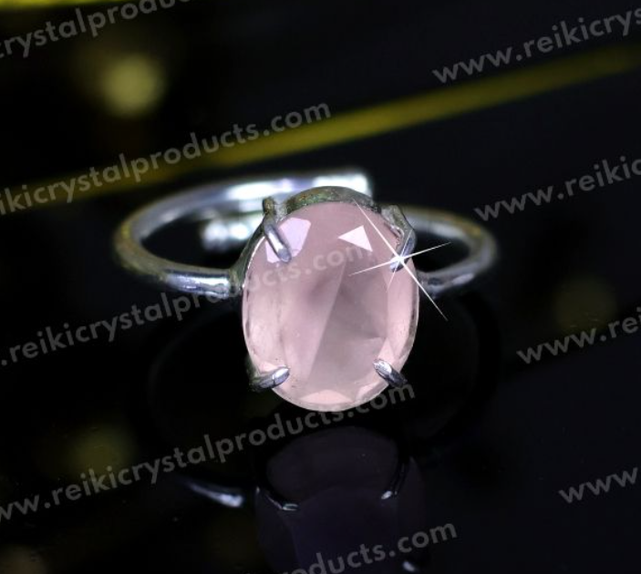 Rose Quartz Love Ring