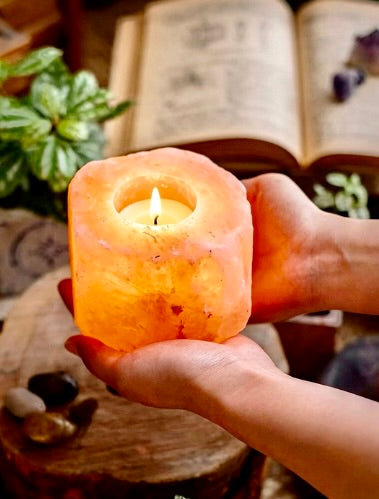 Salt Lamp Candle