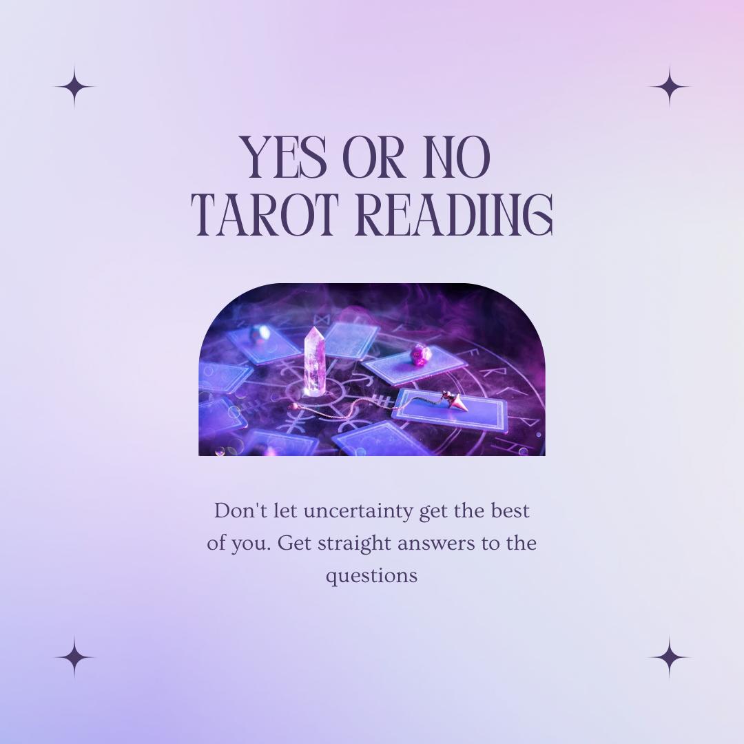 YES OR NO TAROT READING - Schedule 45 Min Call